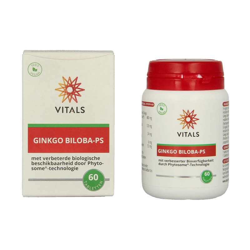 Vitals Ginkgo biloba PS 480 mg 60 Tabletten