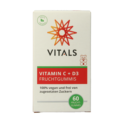 Vitals Vitamine C + D3 60 Gummies