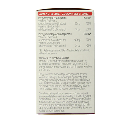 Vitals Vitamine C + D3 60 Gummies