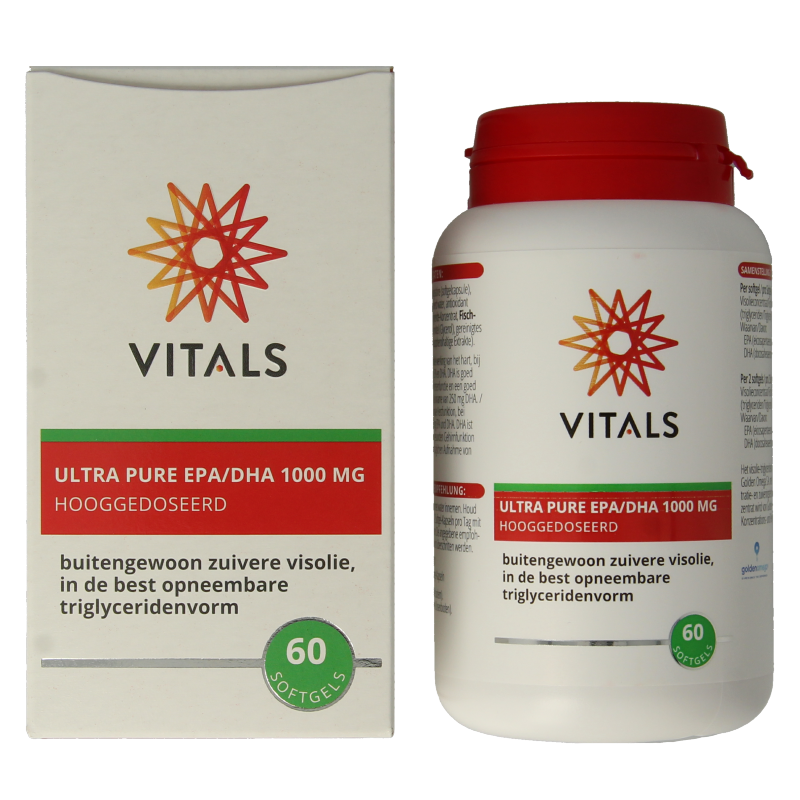 Vitals EPA/DHA Ultra pure 1000mg 60 Softgels