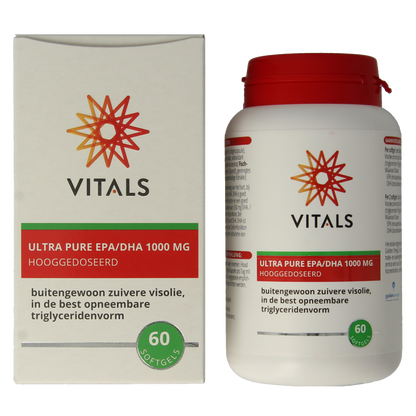 Vitals EPA/DHA Ultra pure 1000mg 60 Softgels