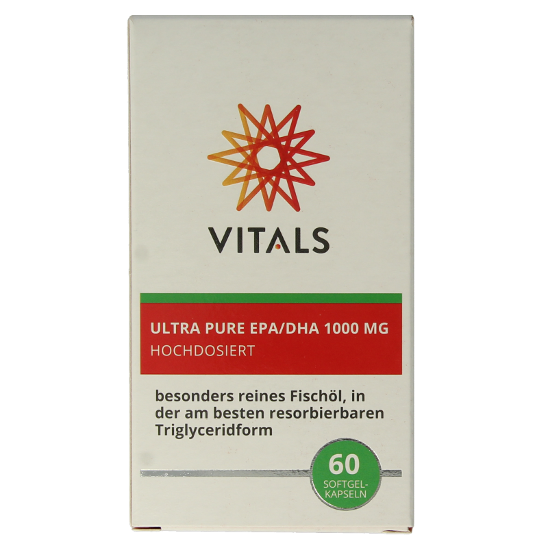 Vitals EPA/DHA Ultra pure 1000mg 60 Softgels