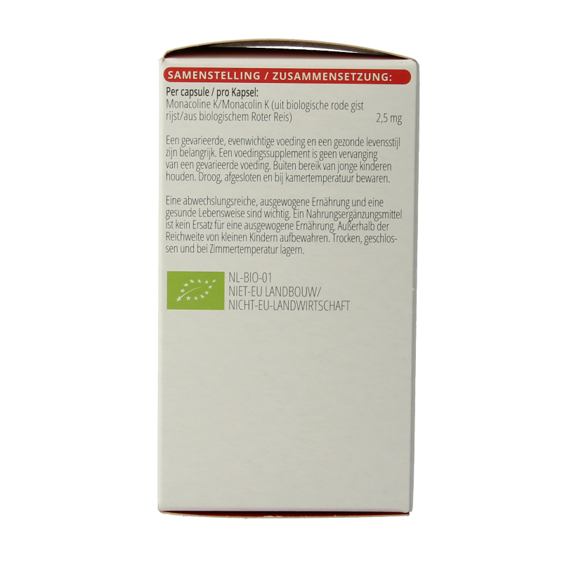 Vitals Rode gist rijst bio 120 Capsules