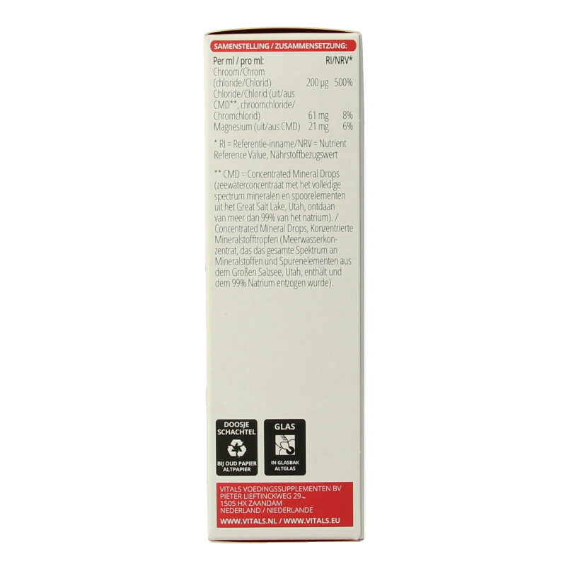 Vitals Elementair chroom 60 Milliliter
