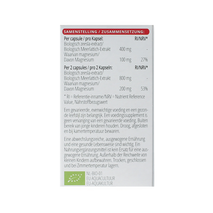 Vitals Magnesium 100mg bio 60.00 Capsules