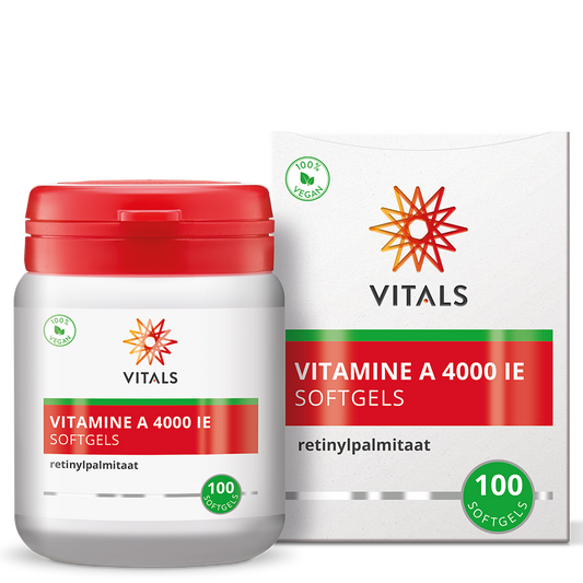 Vitals Vitamine A 4000IE 100.00 Softgels