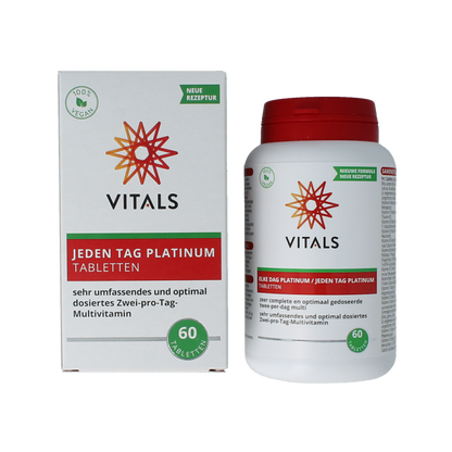 Vitals Elke dag platinum 60.00 Tabletten