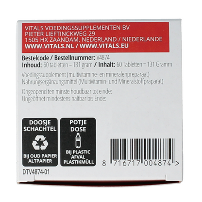 Vitals Elke dag mama 60 Tabletten