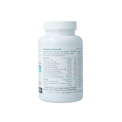 HME Bloedgroep multi AB 120 Capsules