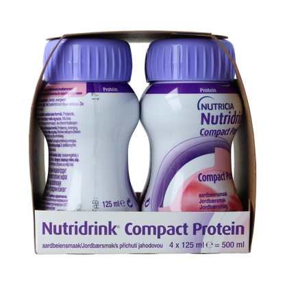 Nutridrink Compact proteine aardbei 125ml 4.00 Stuks