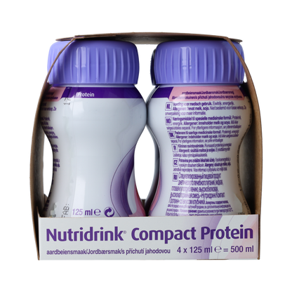 Nutridrink Compact proteine aardbei 125ml 4.00 Stuks