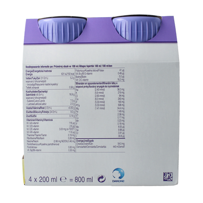 Nutridrink Protein vanille 200ml 4.00 Stuks