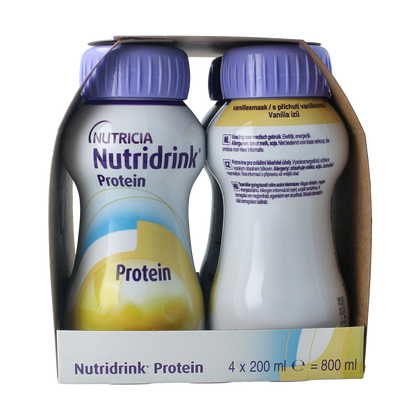 Nutridrink Protein vanille 200ml 4.00 Stuks