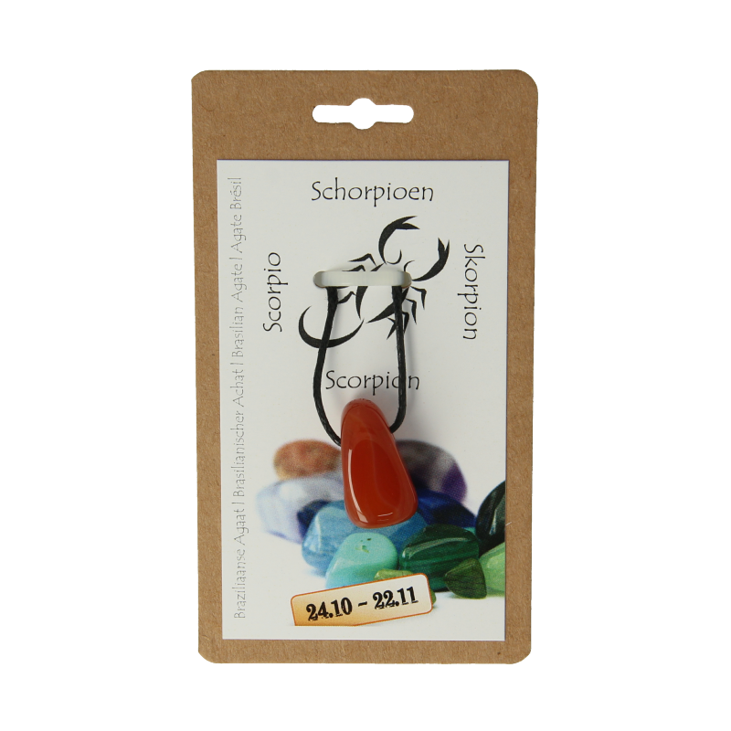 Steengoed Sterrenbeeldhanger schorpioen  1 Stuks