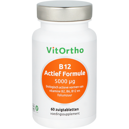 VitOrtho B12 actief formule 5000 mcg 60.00 Zuigtabletten