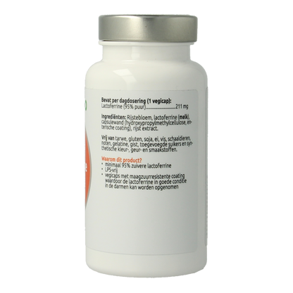 VitOrtho Lactoferrine 200 mg 60 Vegetarische capsules