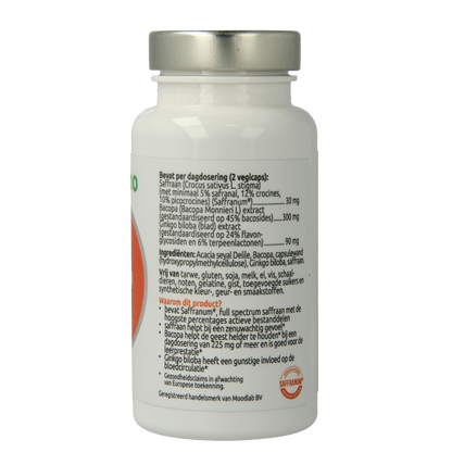 VitOrtho Saffraan focus 60.00 Vegetarische capsules
