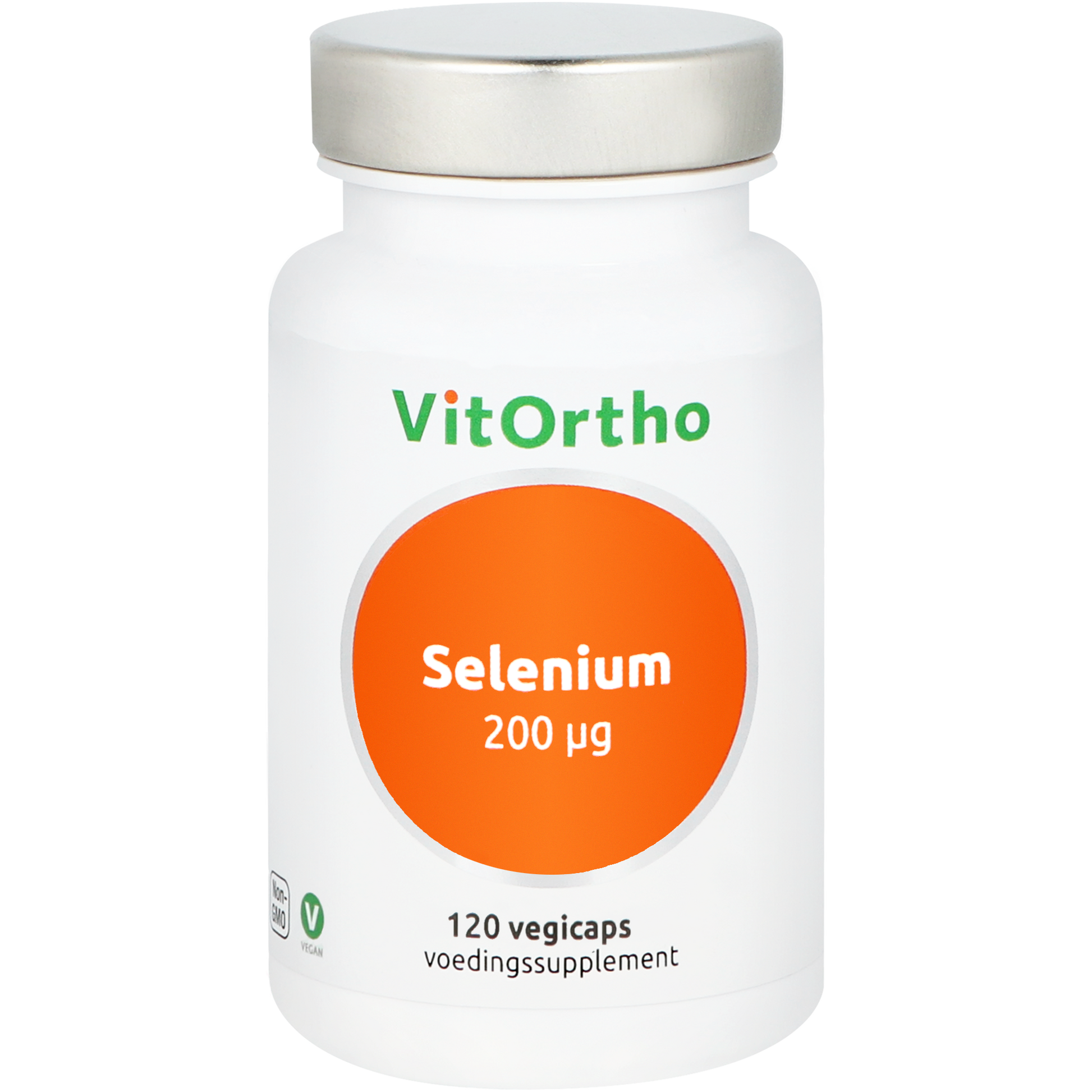 VitOrtho Selenium 200mcg 120.00 Vegetarische capsules