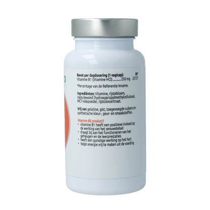 VitOrtho B1 thiamine 250mg 120.00 Vegetarische capsules