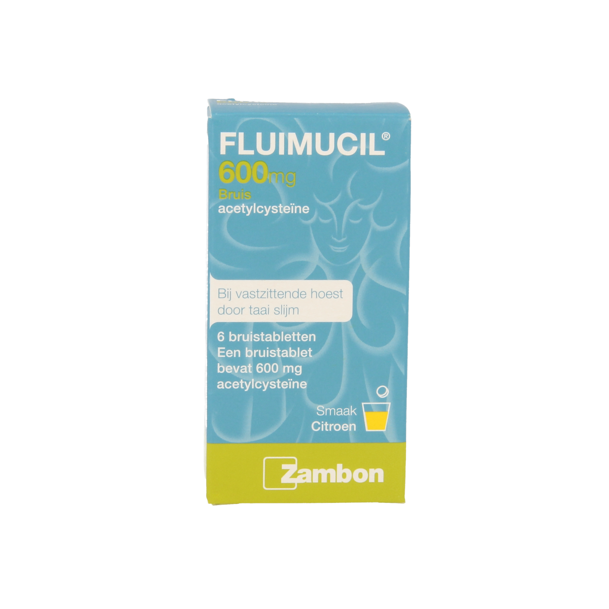 Fluimucil Bruistablet 600mg 6.00 Bruistabletten