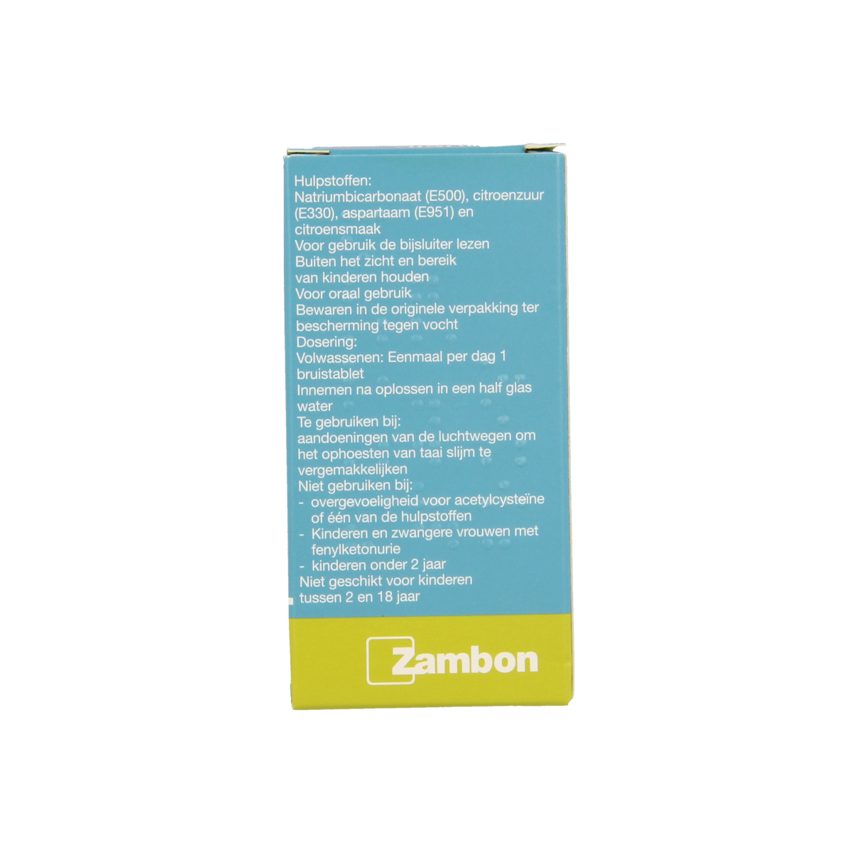 Fluimucil Bruistablet 600mg 6.00 Bruistabletten