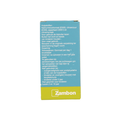 Fluimucil Bruistablet 600mg 6.00 Bruistabletten