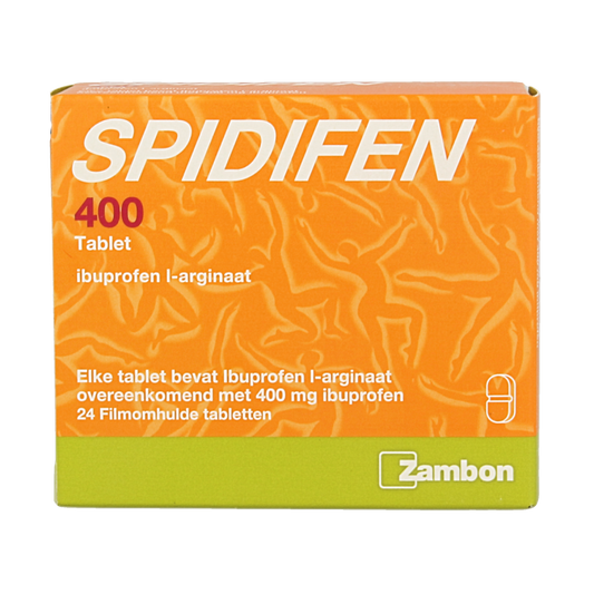 Spidifen Ibuprofen l-arginaat 400mg 24 Tabletten