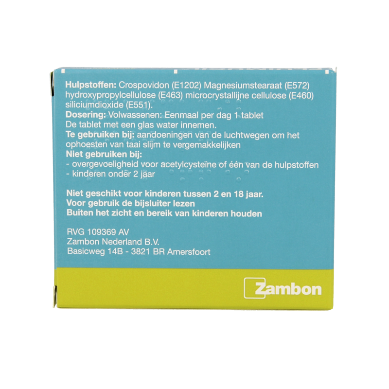 Fluimucil Tablet 600mg 10 Tabletten