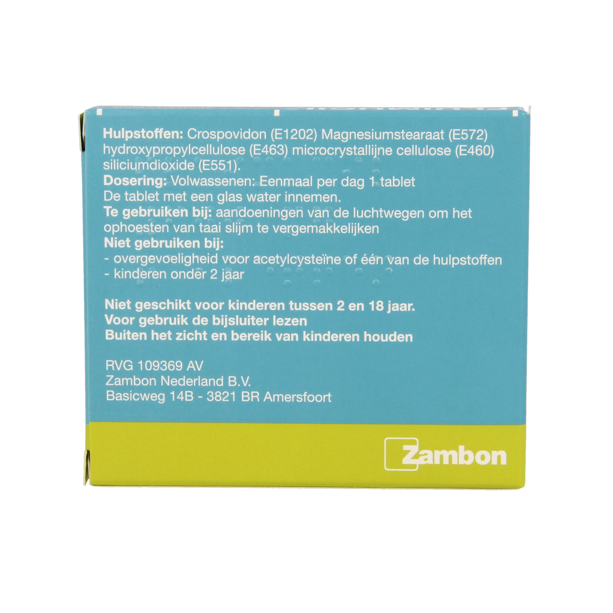 Fluimucil Tablet 600mg 10.00 Tabletten