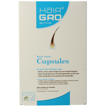 Hairgro Active haargroei bevorderend 60.00 Capsules