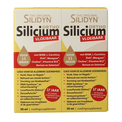 Silidyn Ortho silicium duoverpakking 2 x 30ml  60 Milliliter