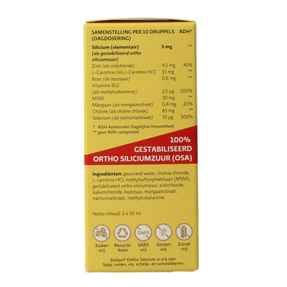 Silidyn Ortho silicium duoverpakking 2 x 30ml  60 Milliliter