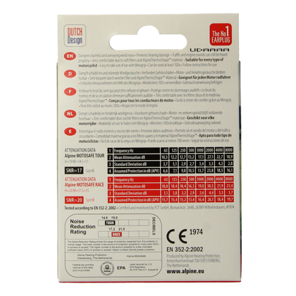 Alpine Motosafe pro 2 Paar