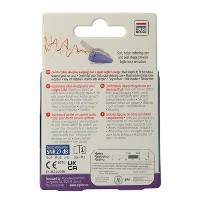 Alpine Sleepdeep earplugs 1 Paar