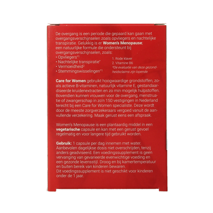 Care For Women Menopause 30 Capsules