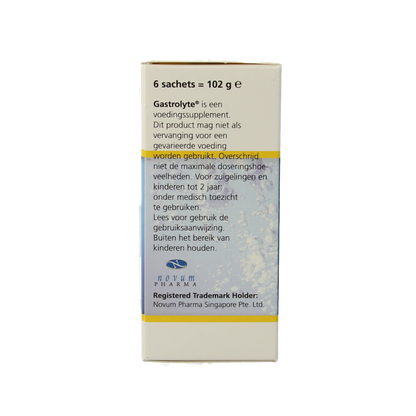 Gastrolyte O.R.S. rijst/banaan 6 Sachets
