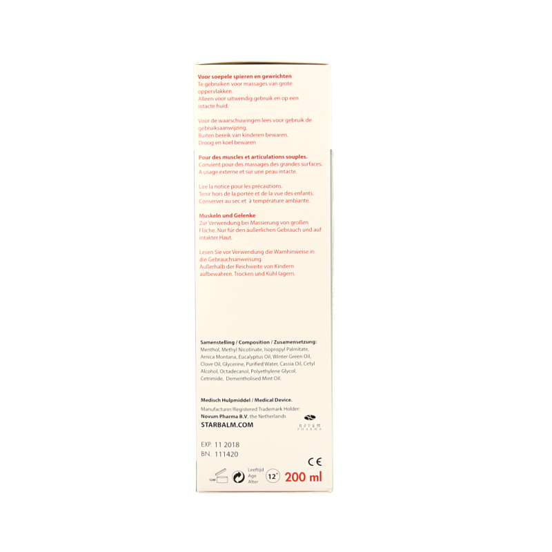Star balm Massage lotion 200 Milliliter