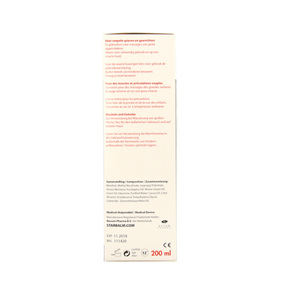 Star balm Massage lotion 200 Milliliter