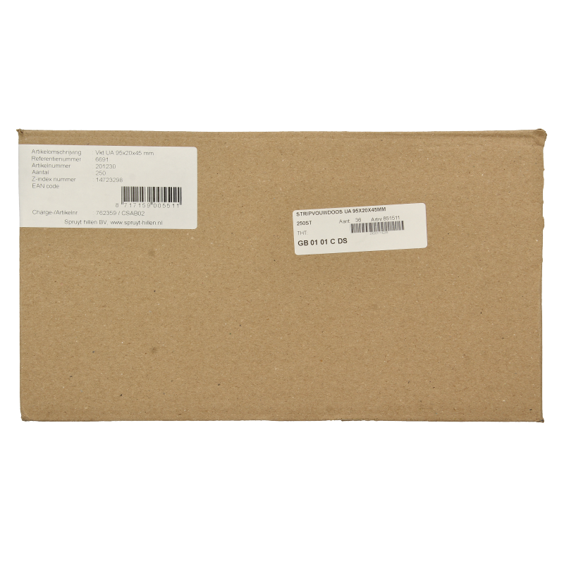 Spruyt Hillen Stripvouwdoos UA 95 x 20 x 45 mm 250 Stuks