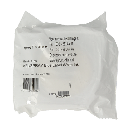 Spruyt Hillen Sticker neusspray 1000.00 Stuks