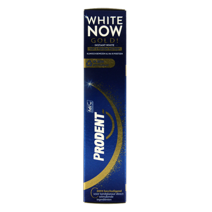 Prodent Tandpasta white now gold 75 Milliliter