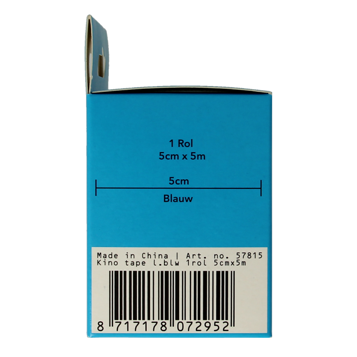 Emdee Kinesio tape licht blauw non cut 1.00 Rol