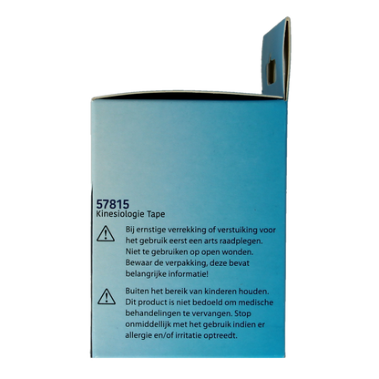 Emdee Kinesio tape licht blauw non cut 1.00 Rol
