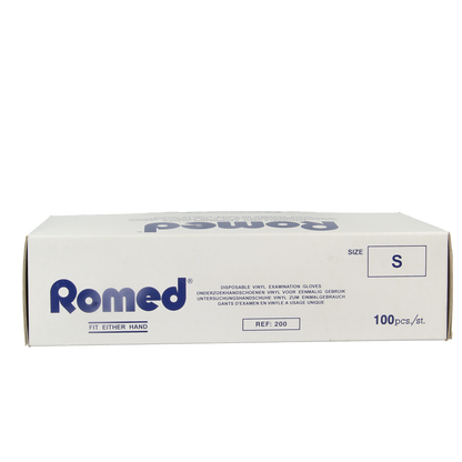 Romed Vinyl handschoen niet steriel gepoederd S 100.00 Stuks