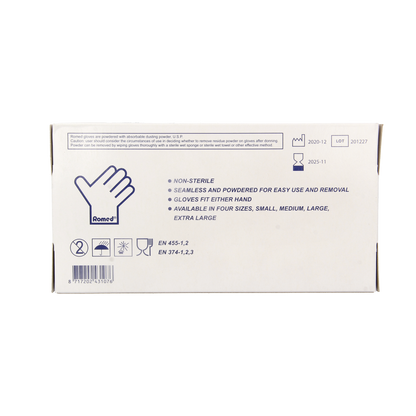 Romed Vinyl handschoen niet steriel gepoederd M 100.00 Stuks