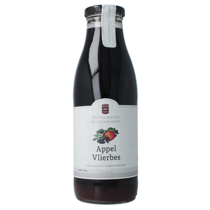 Marienwaerdt Appel vlierbessensap bio 750.00 Milliliter