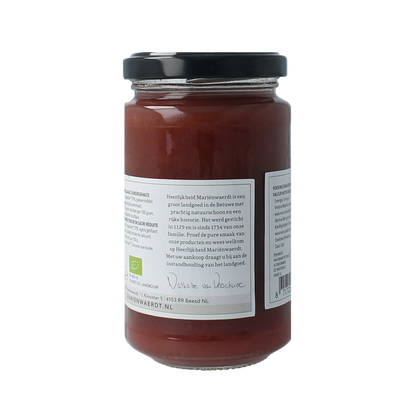 Marienwaerdt Moestuinjam rabarber aardbei bio 250.00 Gram