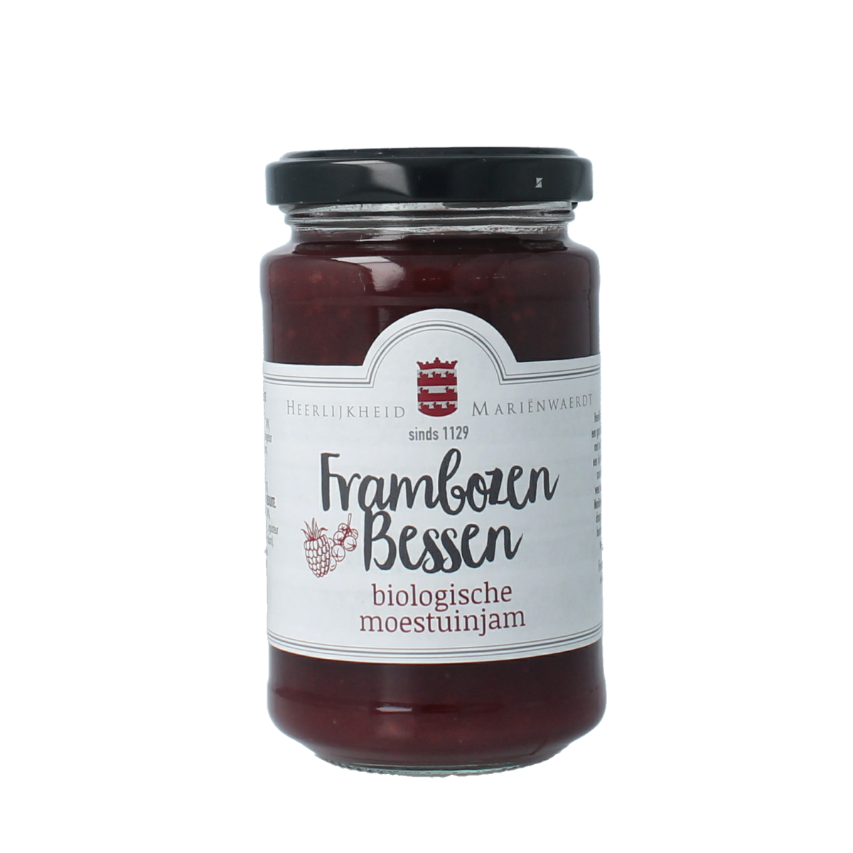 Marienwaerdt Moestuinjam bes framboos bio 250.00 Gram