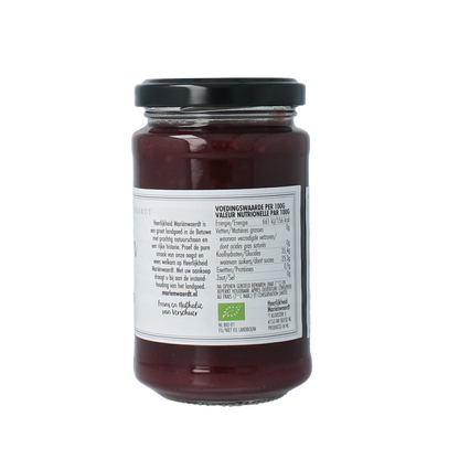 Marienwaerdt Moestuinjam bes framboos bio 250.00 Gram