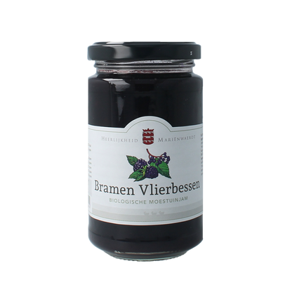 Marienwaerdt Moestuinjam bramen en vlierbessen bio 250.00 Gram